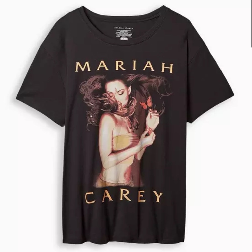 NWOT Mariah Carey Relaxed Fit Cotton Crew Tee